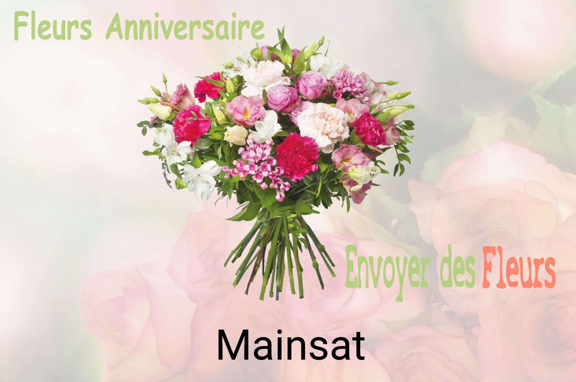 Bouquet de fleurs d’anniversaire livré à Mainsat